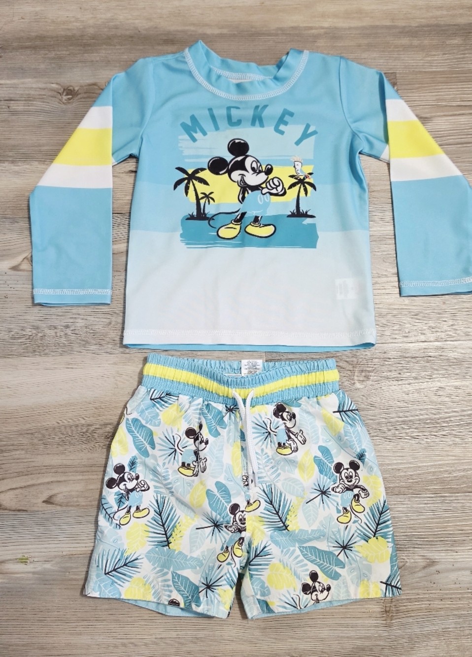 Disney Junior Mickey Mouse Boys Swimwear Set Size 2t